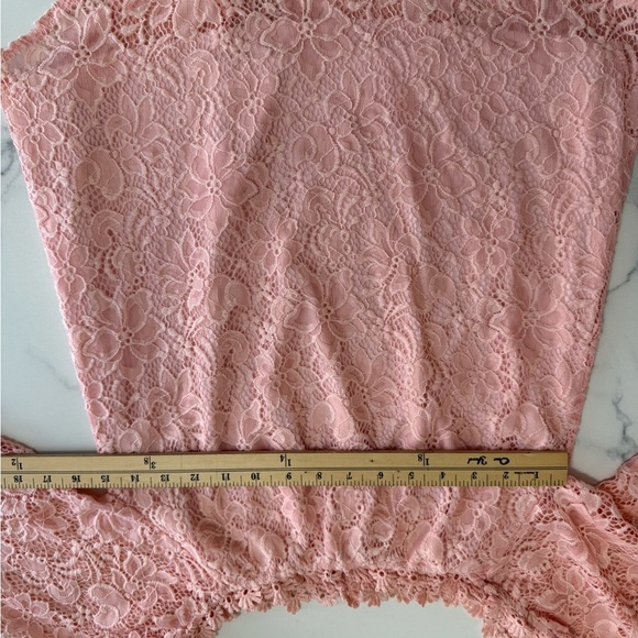 Miholl coral/pink lace top in size small - Picture 7 of 10